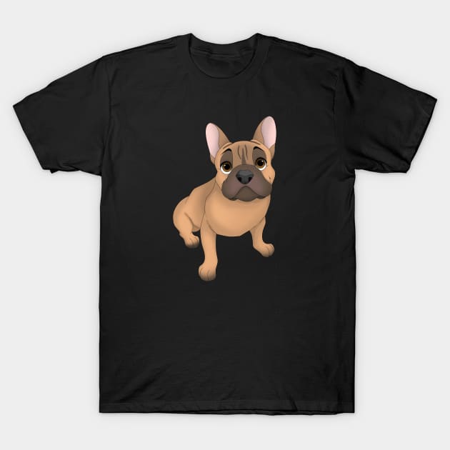 Fawn French Bulldog T-Shirt by millersye